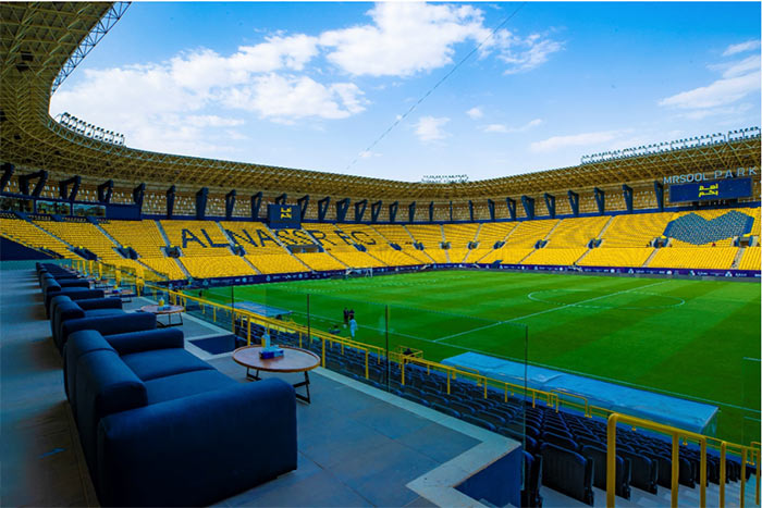 Sân nhà của câu lạc bộ Al Nassr có sức chứa lên đến 25.000 người